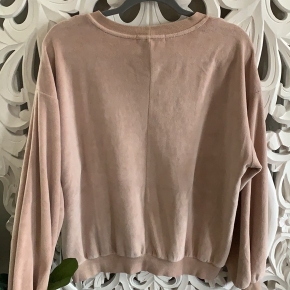 Blush Balloon Sleeve Sweatshirt - Picture 7 of 9